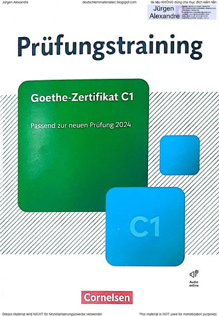 Prüfungstraining Goethe-Zertifikat C1 - Passend zur neuen Prüfung 2024